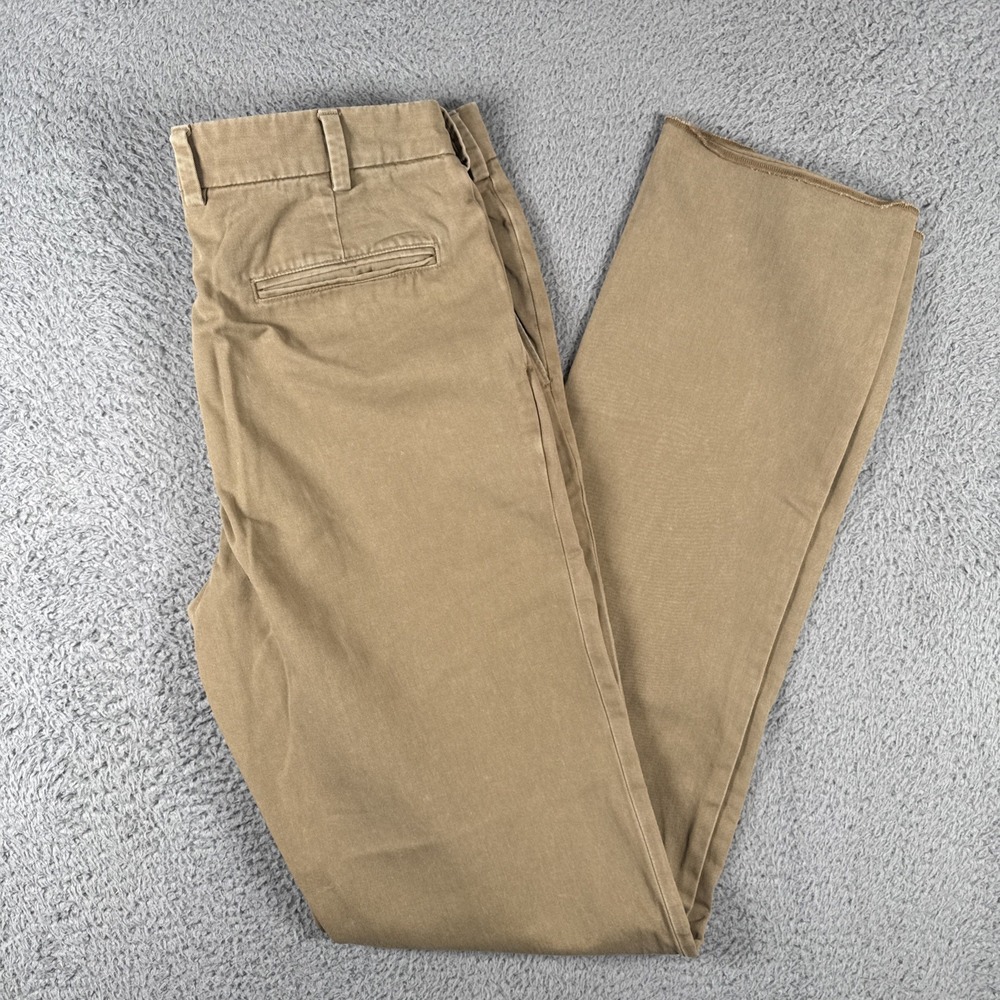 Bills Khakis M3 Pants Mens 36xUnhemmed Straight Fit Beige Preppy Made in USA